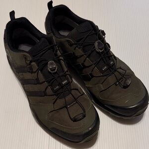 Adidas Men's Black and Olive Shoes
